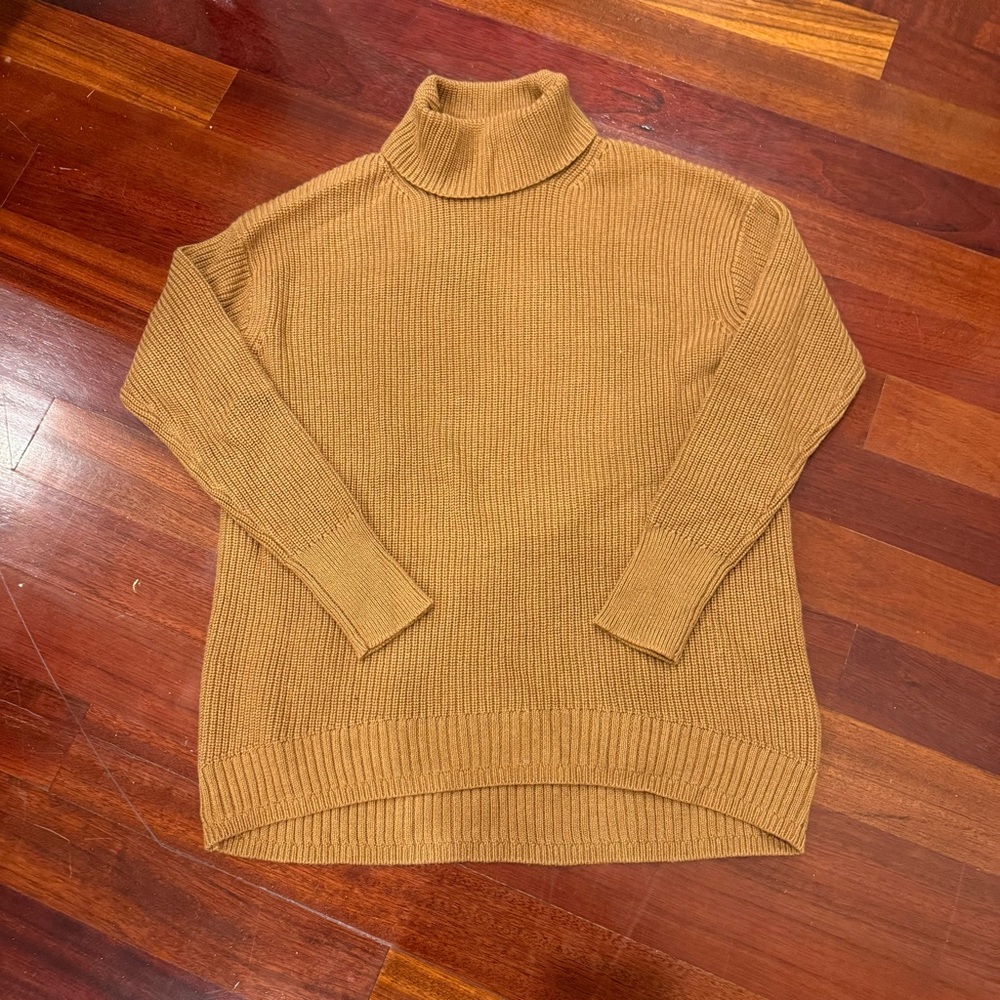 J. Crew Camel Turtleneck Sweater